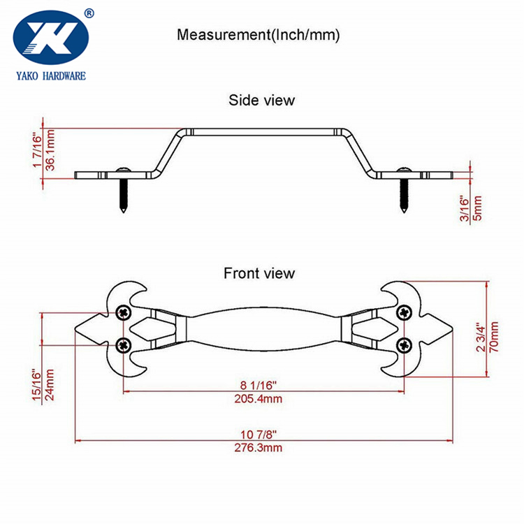 Weiße Scheunentür Hardware