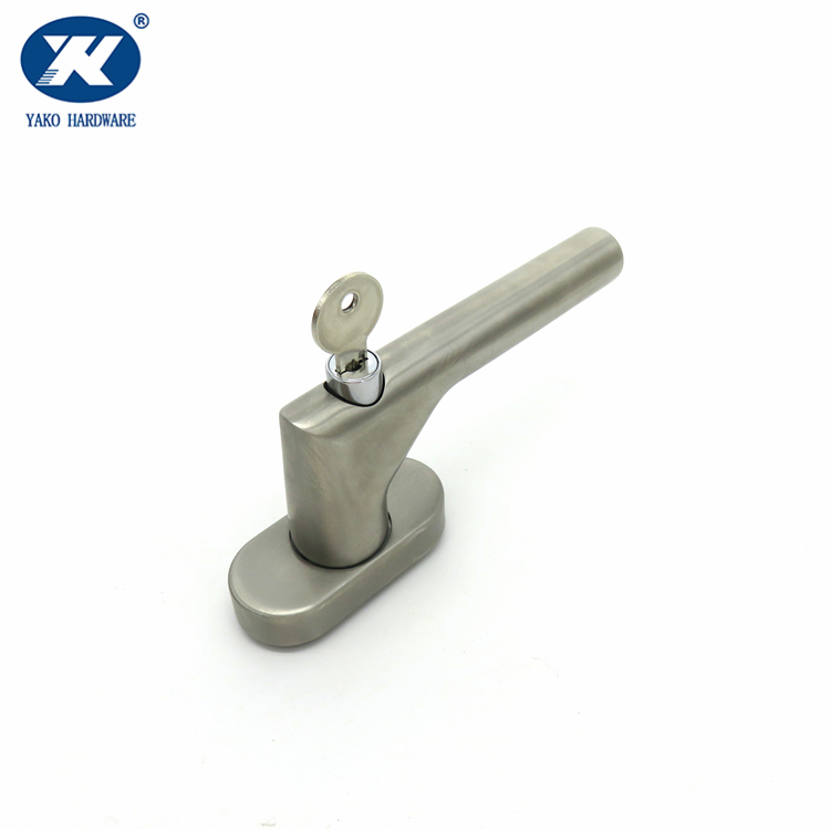 L Shape Window Handle with Lock