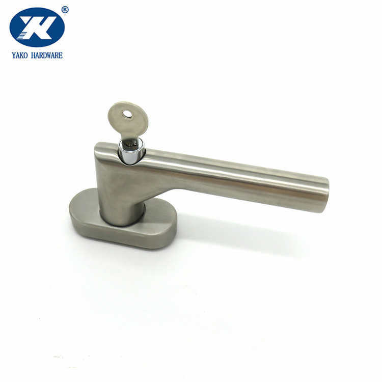 L Shape Window Handle with Lock