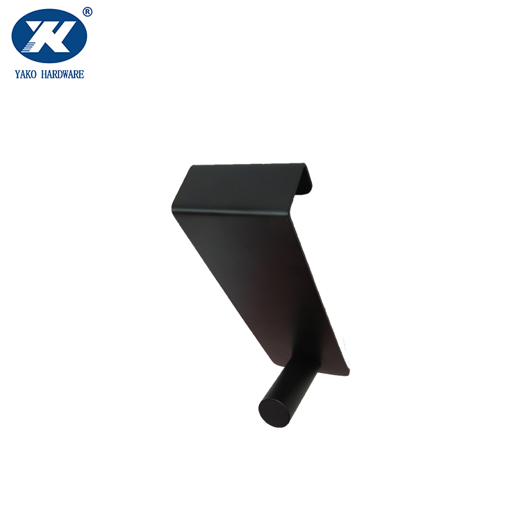 Black plated coat hook