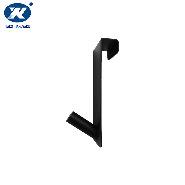 Black plated coat hook