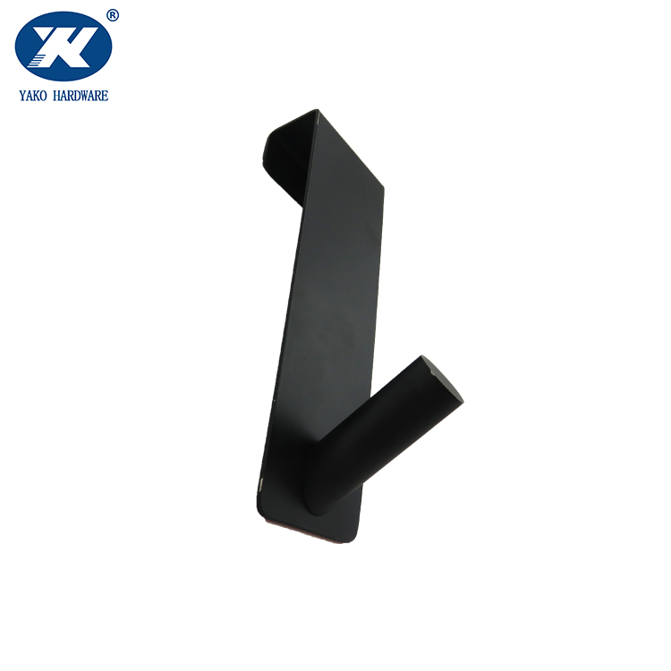 Black plated coat hook