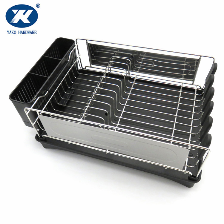 Dish Drying Rack With Cultrey Holder