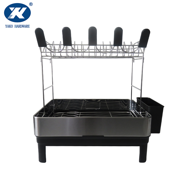 Draining Rack With Cup Holder