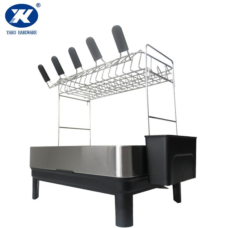 Draining Rack With Cup Holder