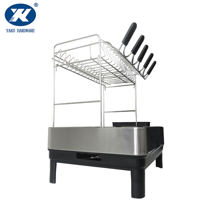 Rack di scarico con supporto di tazza