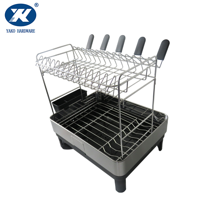 Draining Rack With Cup Holder