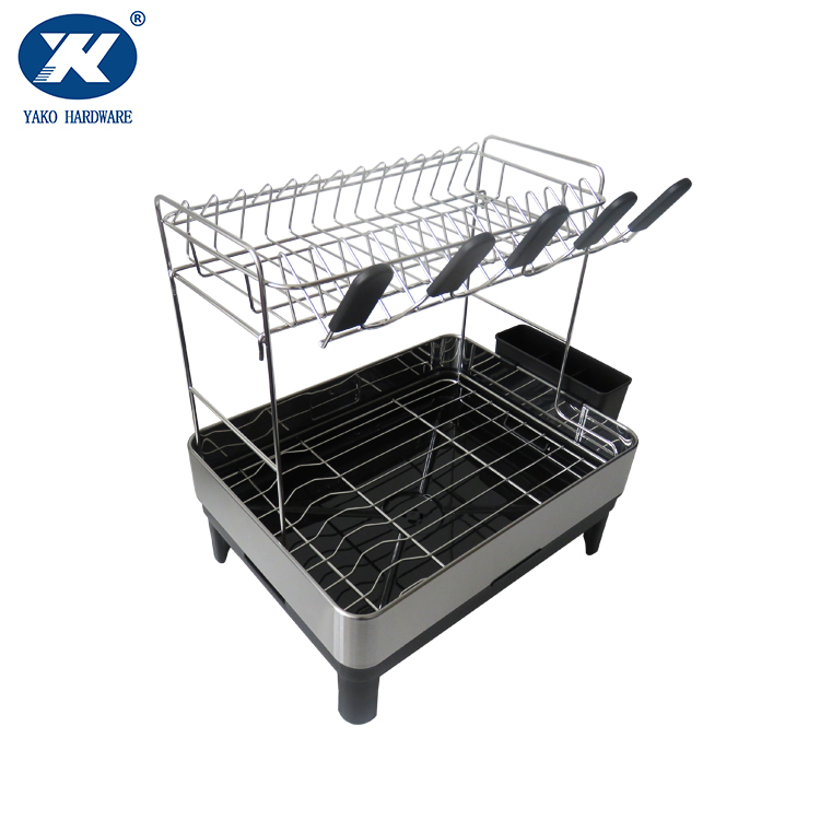 Draining Rack With Cup Holder