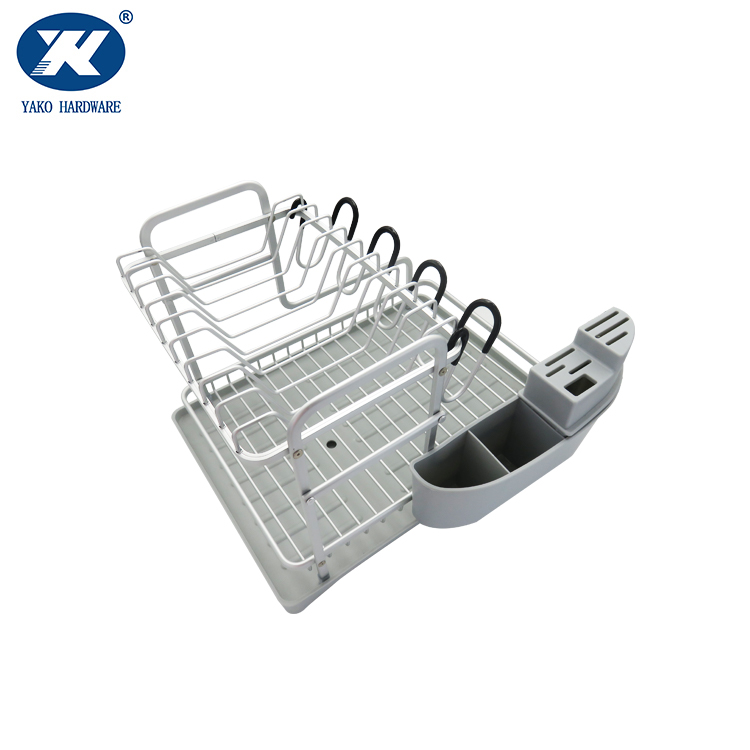 Support de vaisselle de cuisine en aluminium