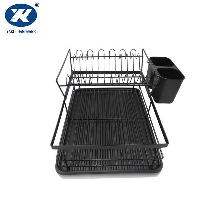 Two Layer Kitchen Dish Drying Rack