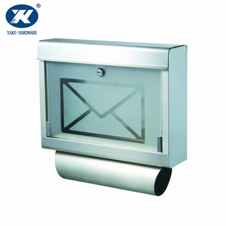 Brushed Steel Letterbox