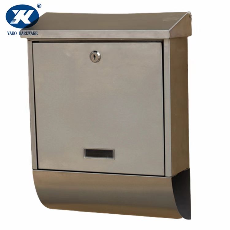 Brushed Stainless Steel Post Box