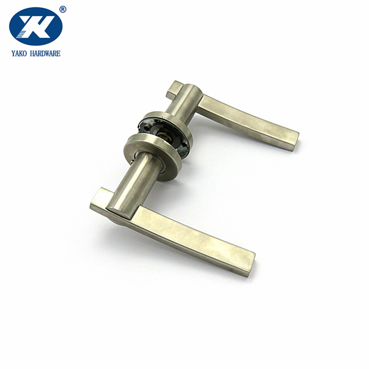 Satin Brass Knurled Door Handles