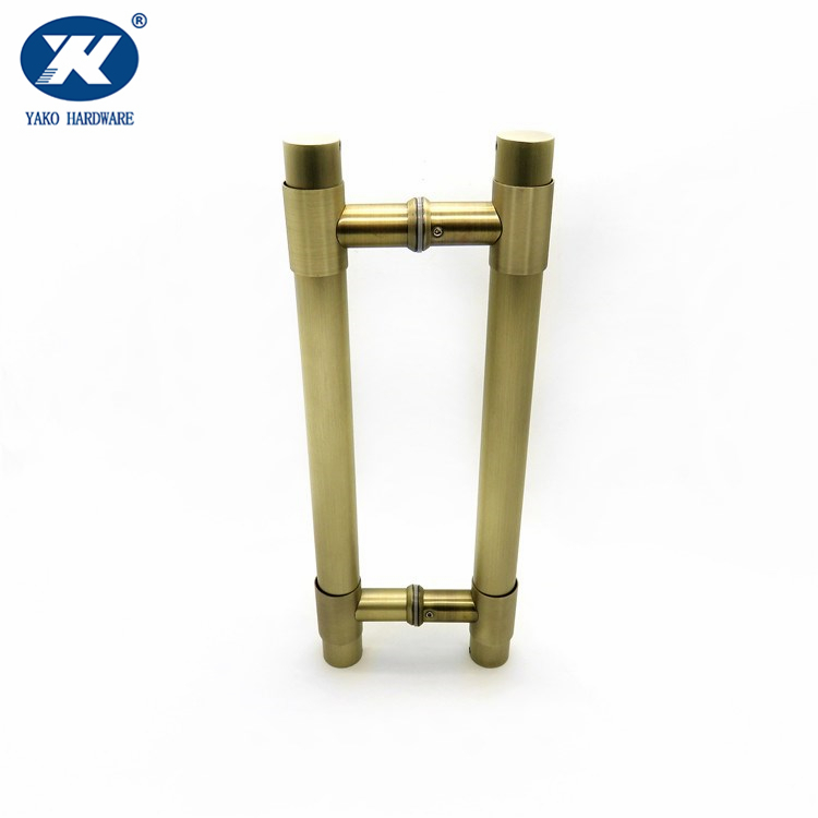 Golden Plated Glass Door Pull Handle