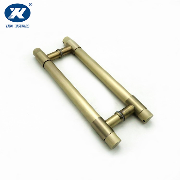 Golden Plated Glass Door Pull Handle