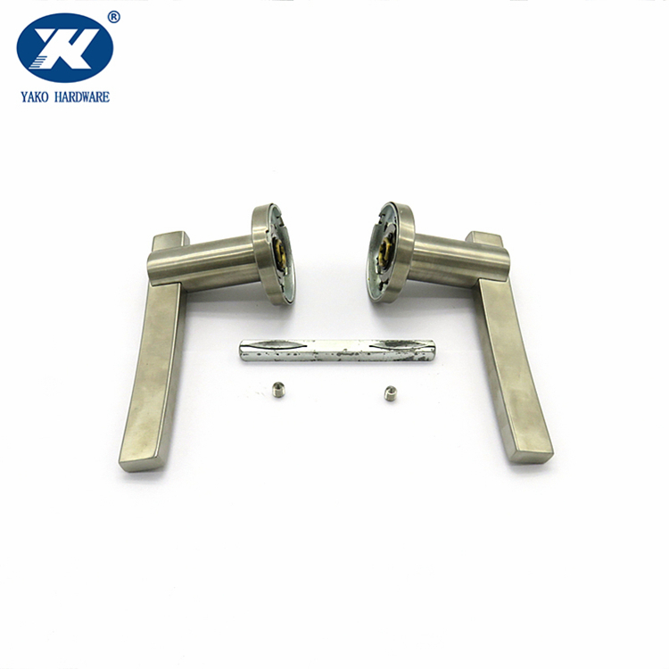 Satin Brass Knurled Door Handles