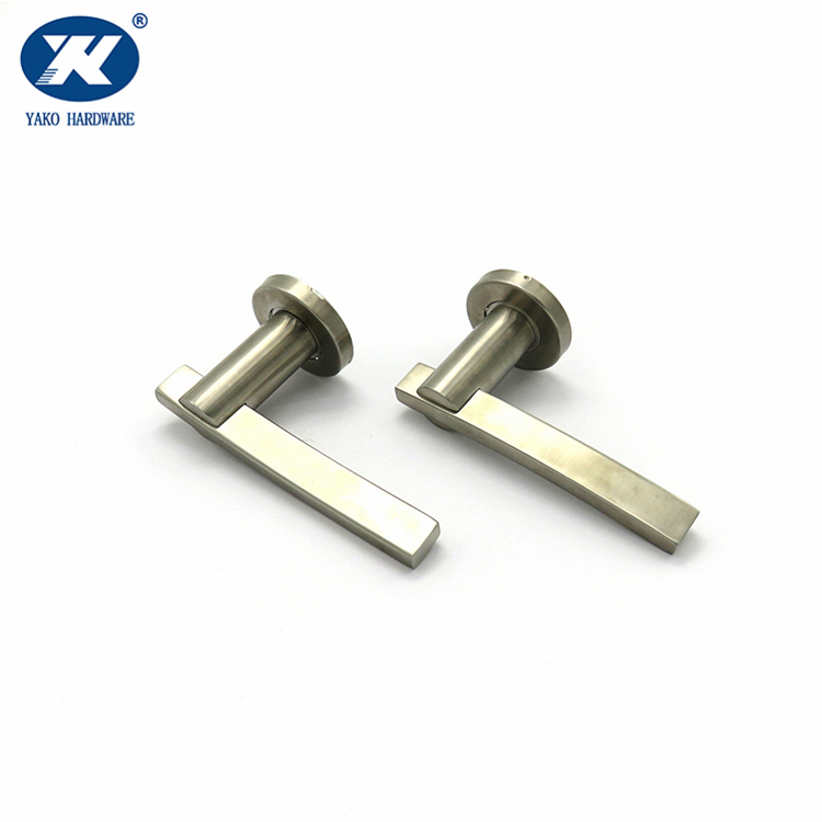 Satin Brass Knurled Door Handles