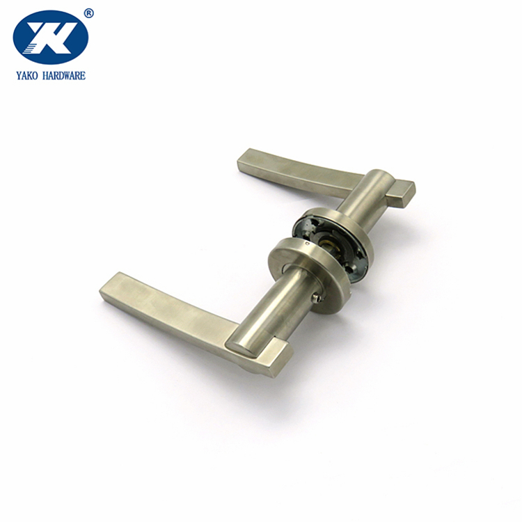 Satin Brass Knurled Door Handles