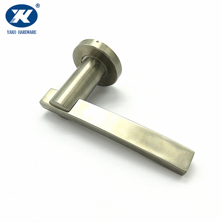 Satin Brass Knurled Door Handles