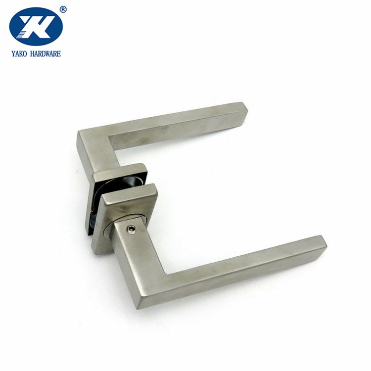 Brushed Nickel Lever Door Handles