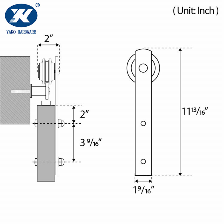 Schrank Scheunentür Hardware