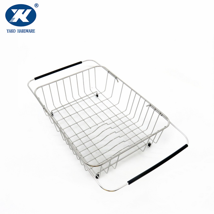 Extendable dish drying rack