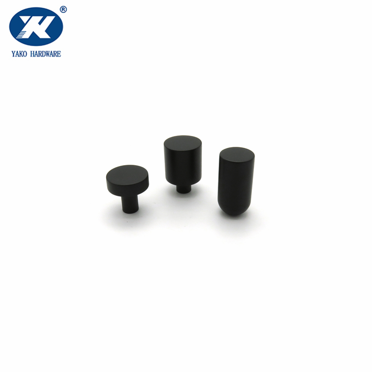 Matt black Furniture Knob