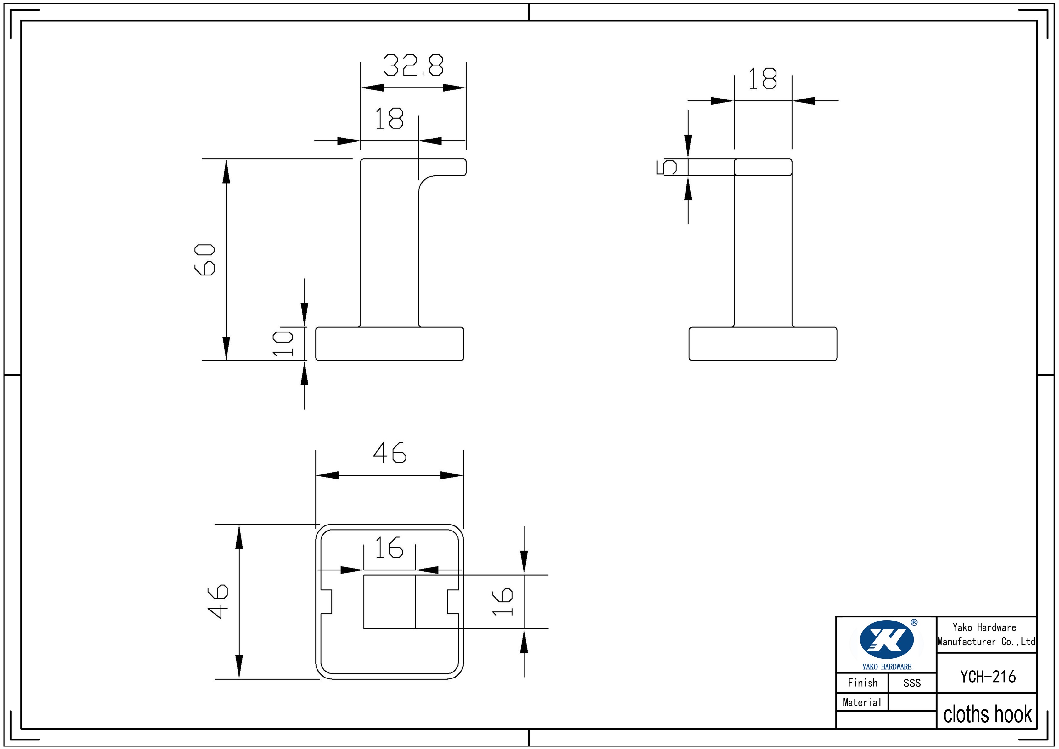 Heavy Duty Coat Hooks