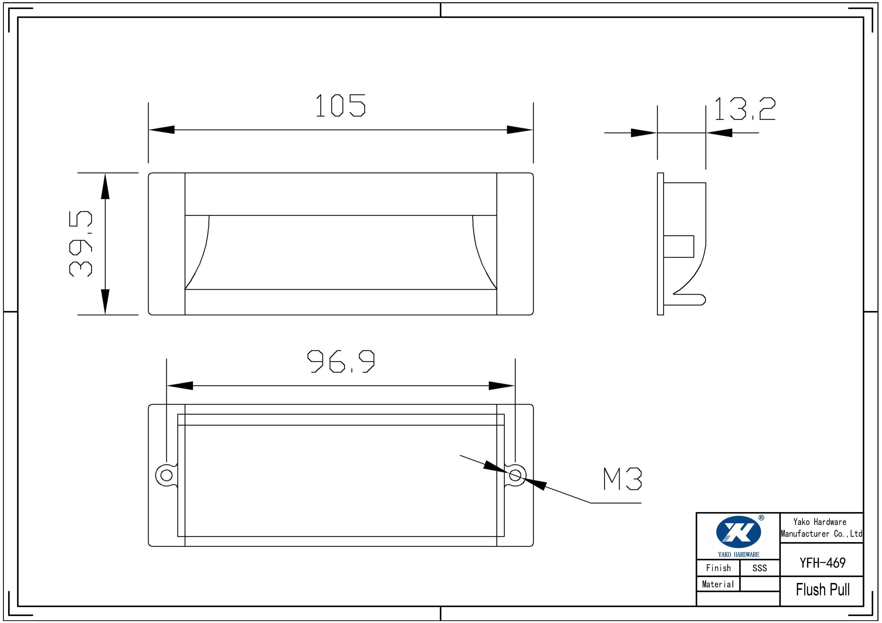 Recessed Door Pulls