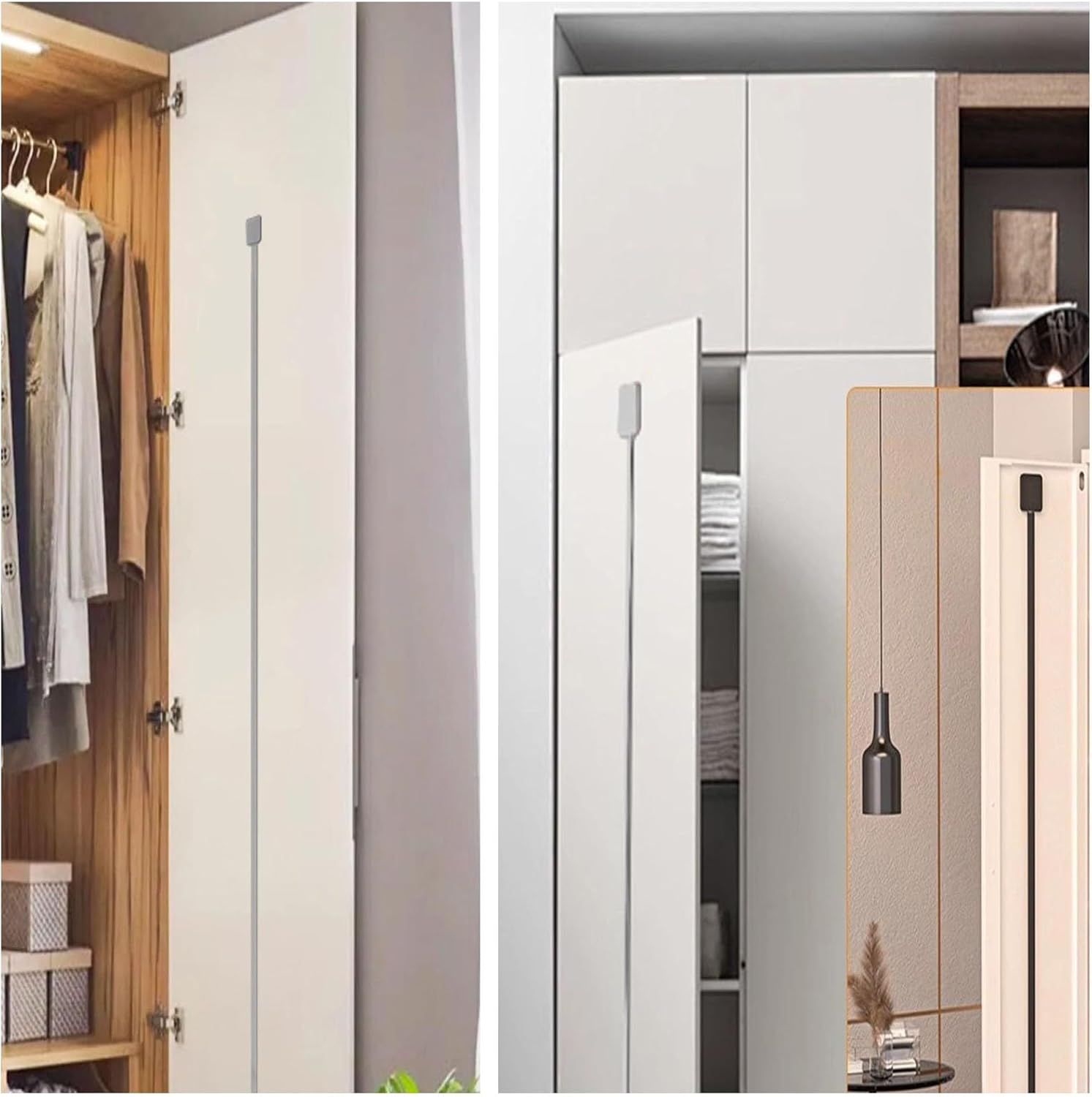 Recessed Cabinet Door Straightener
