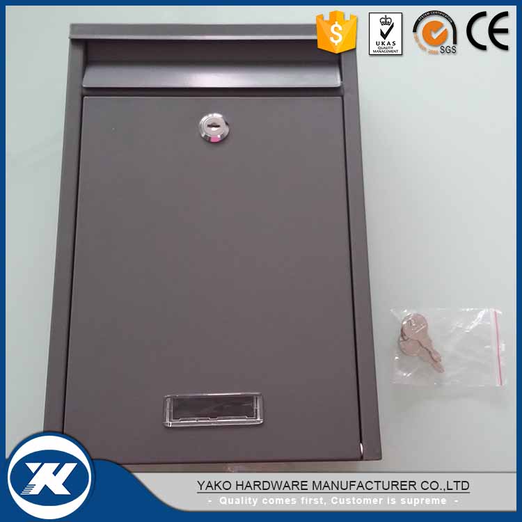 Modern Wall Mounted Steel Mailbox