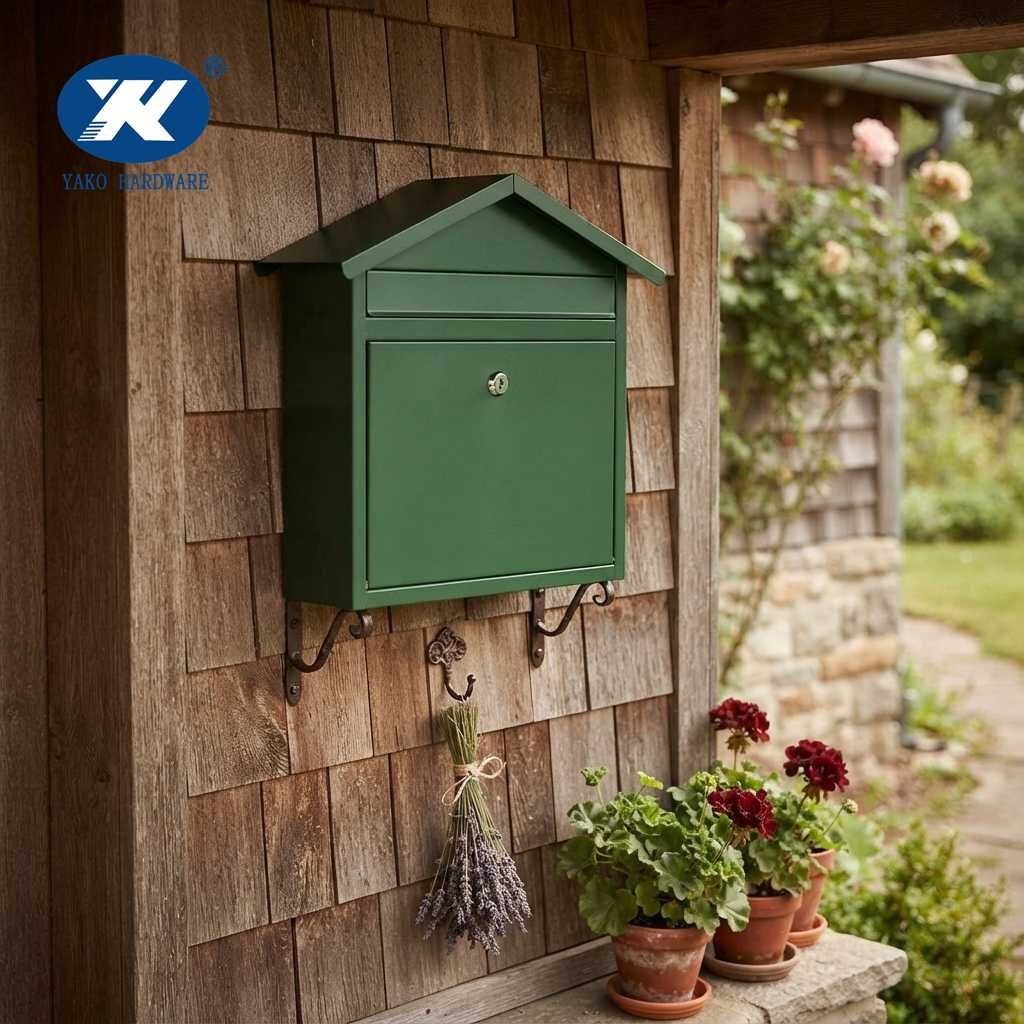 Green Color Mailbox